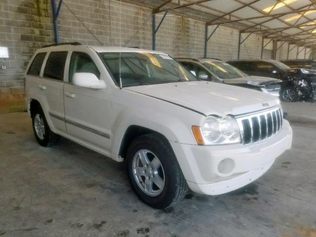 1J8HR582X7C678378 - 2007 JEEP GRAND CHER WHITE photo 1