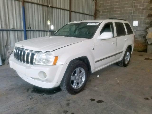 1J8HR582X7C678378 - 2007 JEEP GRAND CHER WHITE photo 2