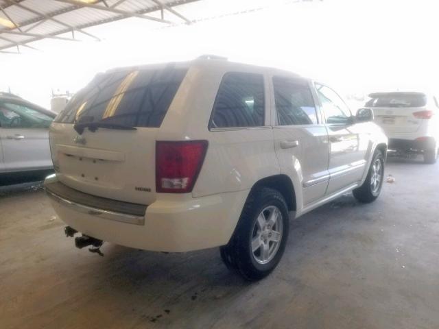 1J8HR582X7C678378 - 2007 JEEP GRAND CHER WHITE photo 4