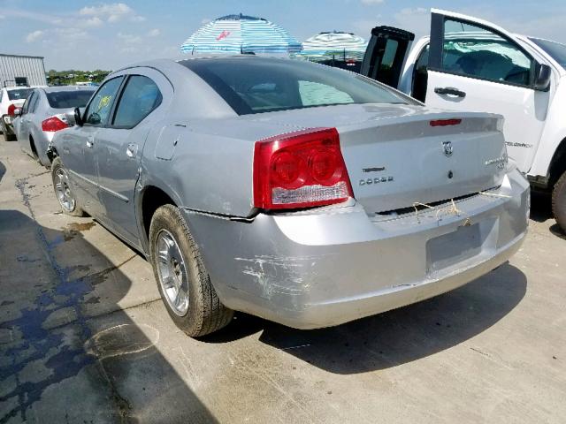 2B3CA3CV9AH112877 - 2010 DODGE CHARGER SX SILVER photo 3