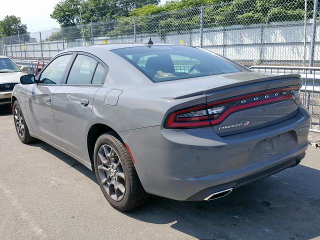 2C3CDXJGXJH324130 - 2018 DODGE CHARGER GT GRAY photo 3