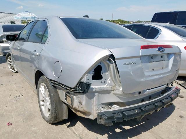 3FAHP0GA5CR381061 - 2012 FORD FUSION S SILVER photo 3