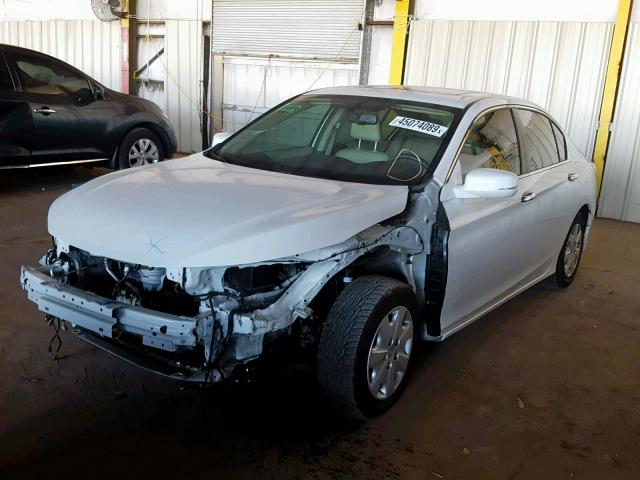 1HGCR2F87HA271138 - 2017 HONDA ACCORD EXL WHITE photo 2