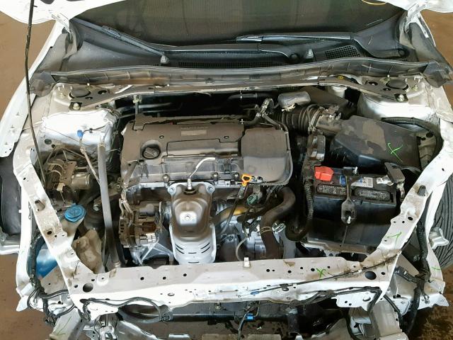 1HGCR2F87HA271138 - 2017 HONDA ACCORD EXL WHITE photo 7