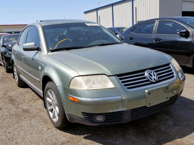 WVWPD63B44P142173 - 2004 VOLKSWAGEN PASSAT GLS GREEN photo 1