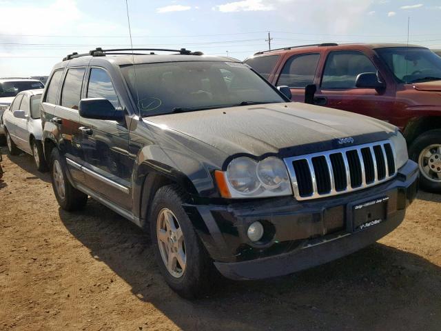 1J8HR58287C590610 - 2007 JEEP GRAND CHER BLACK photo 1