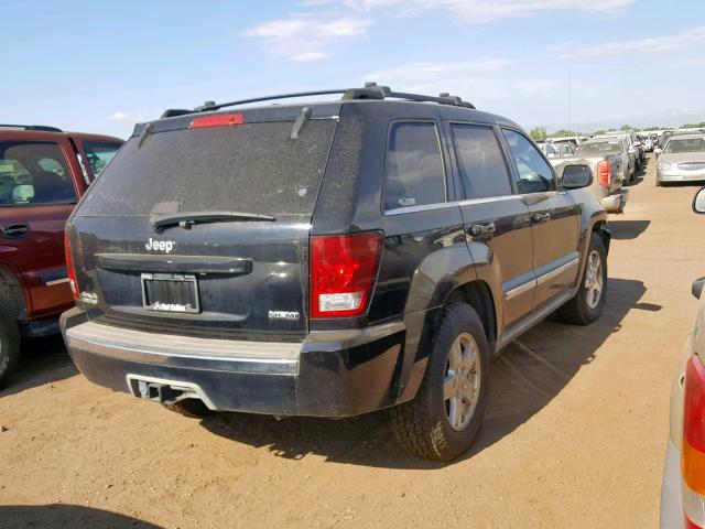 1J8HR58287C590610 - 2007 JEEP GRAND CHER BLACK photo 4