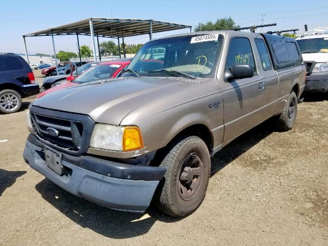 1FTYR14U75PA37623 - 2005 FORD RANGER SUP BROWN photo 2