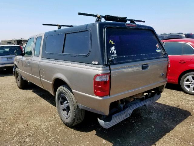 1FTYR14U75PA37623 - 2005 FORD RANGER SUP BROWN photo 3