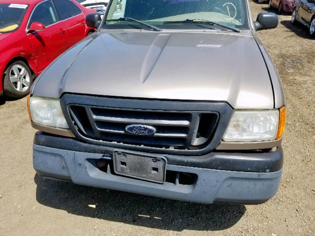 1FTYR14U75PA37623 - 2005 FORD RANGER SUP BROWN photo 9