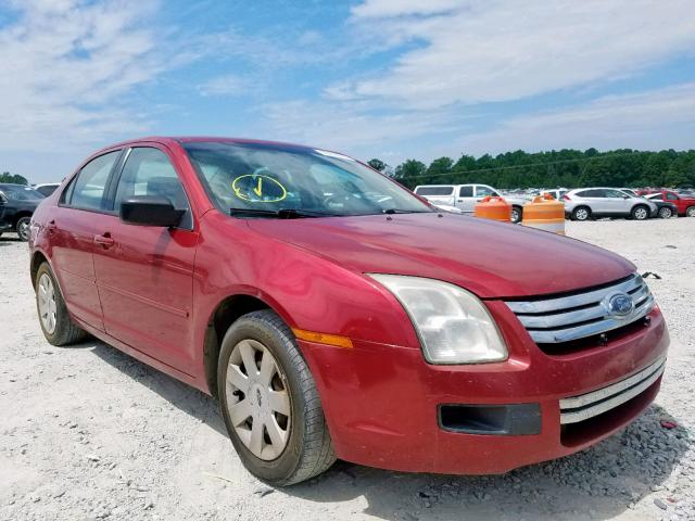 3FAHP06Z37R106916 - 2007 FORD FUSION S RED photo 1