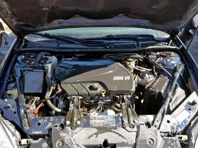 2G1WD5EM5A1239002 - 2010 CHEVROLET IMPALA POL BLUE photo 7