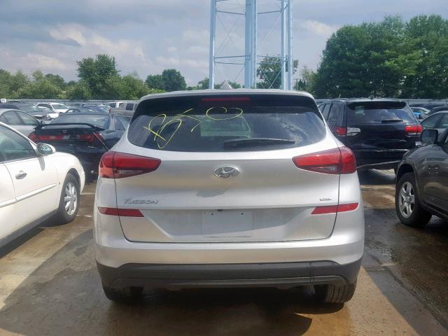 KM8J2CA49KU877384 - 2019 HYUNDAI TUCSON SE SILVER photo 10