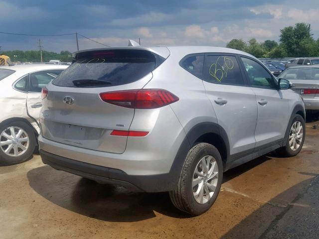 KM8J2CA49KU877384 - 2019 HYUNDAI TUCSON SE SILVER photo 4