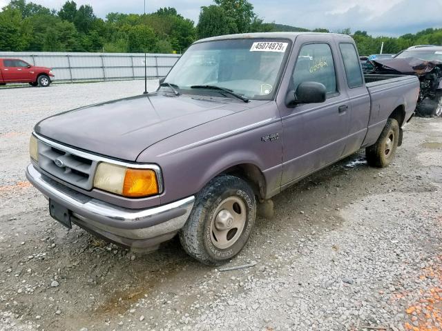 1FTCR14U8TPA30980 - 1996 FORD RANGER SUP GRAY photo 2