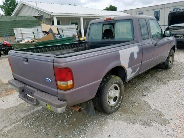 1FTCR14U8TPA30980 - 1996 FORD RANGER SUP GRAY photo 4