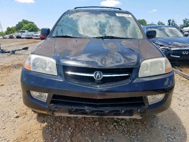 2HNYD18292H527823 - 2002 ACURA MDX BLACK photo 9