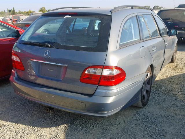 WDBUH65J74A410775 - 2004 MERCEDES-BENZ E 320 GRAY photo 4