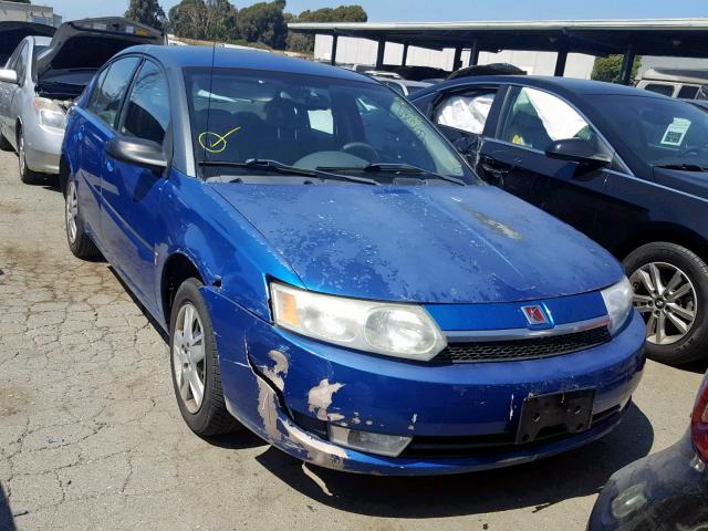 1G8AL52F83Z132038 - 2003 SATURN ION LEVEL BLUE photo 1