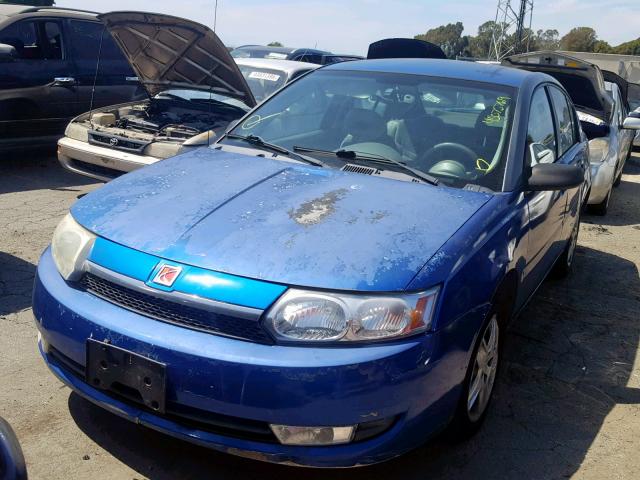 1G8AL52F83Z132038 - 2003 SATURN ION LEVEL BLUE photo 2