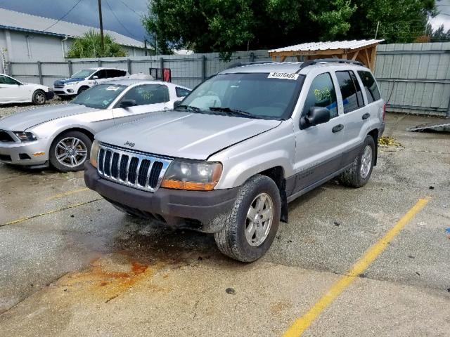 1J4GW48S13C571701 - 2003 JEEP GRAND CHER SILVER photo 2