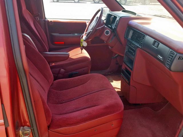 1P4GH44R4PX676066 - 1993 PLYMOUTH GRAND VOYA RED photo 5