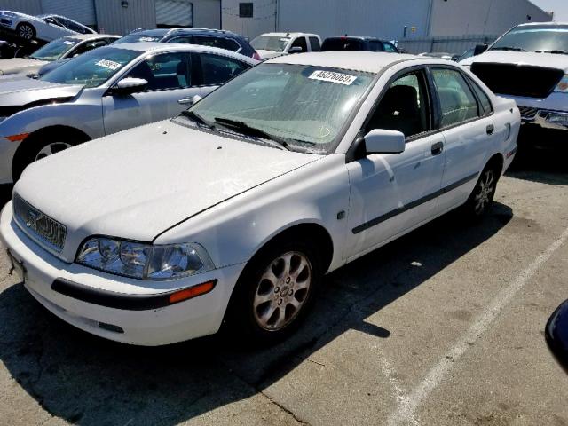 YV1VS29512F863829 - 2002 VOLVO S40 1.9T WHITE photo 2