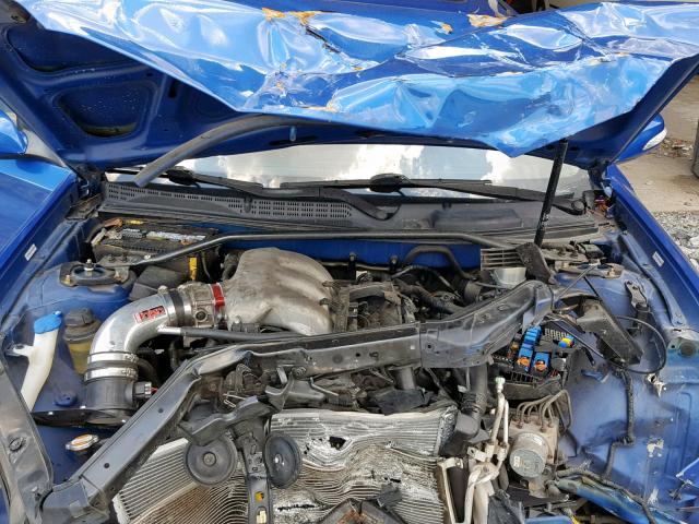 KMHHU6KH3AU019239 - 2010 HYUNDAI GENESIS CO BLUE photo 7