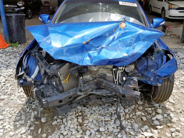 KMHHU6KH3AU019239 - 2010 HYUNDAI GENESIS CO BLUE photo 9