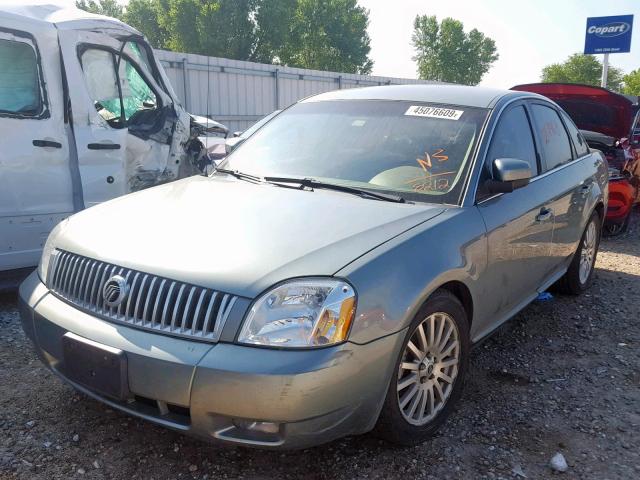 1MEHM42117G608212 - 2007 MERCURY MONTEGO PR GREEN photo 2