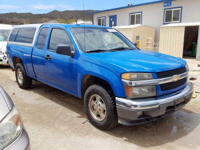 1GCCS39E388191806 - 2008 CHEVROLET COLORADO L BLUE photo 1
