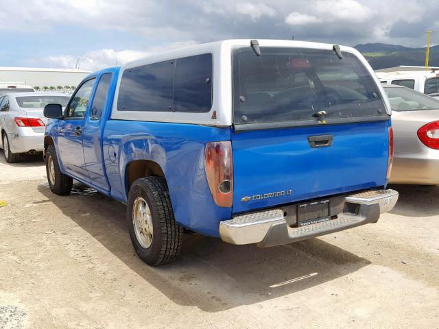 1GCCS39E388191806 - 2008 CHEVROLET COLORADO L BLUE photo 3
