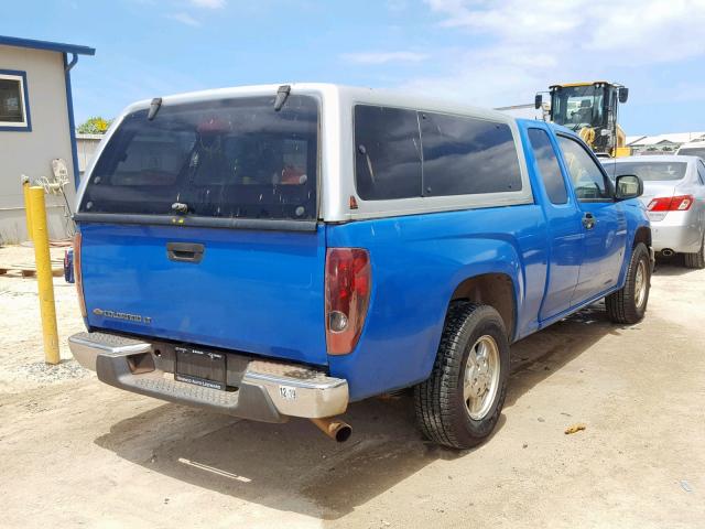 1GCCS39E388191806 - 2008 CHEVROLET COLORADO L BLUE photo 4