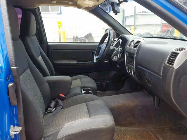 1GCCS39E388191806 - 2008 CHEVROLET COLORADO L BLUE photo 5