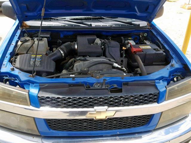 1GCCS39E388191806 - 2008 CHEVROLET COLORADO L BLUE photo 7