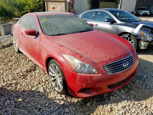 JNKCV64E78M110957 - 2008 INFINITI G37 BASE RED photo 1