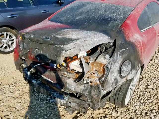 JNKCV64E78M110957 - 2008 INFINITI G37 BASE RED photo 9