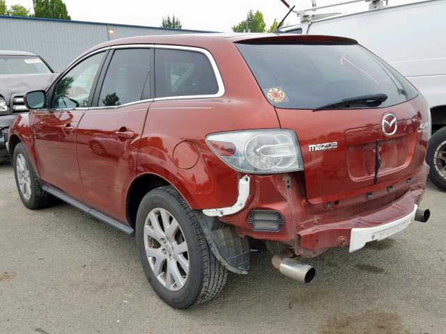 JM3ER293670159059 - 2007 MAZDA CX-7 BURGUNDY photo 3