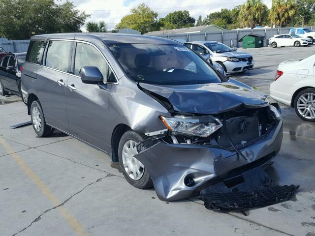 JN8AE2KP8E9106067 - 2014 NISSAN QUEST S GRAY photo 1