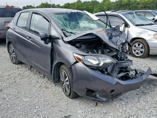 JHMGK5H7XGX033188 - 2016 HONDA FIT EX GRAY photo 1