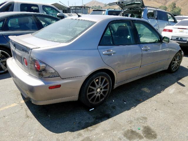 JTHBD192140091100 - 2004 LEXUS IS 300 GRAY photo 4