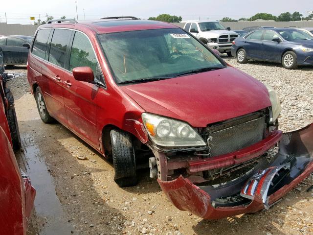 5FNRL38715B099017 - 2005 HONDA ODYSSEY EX MAROON photo 1