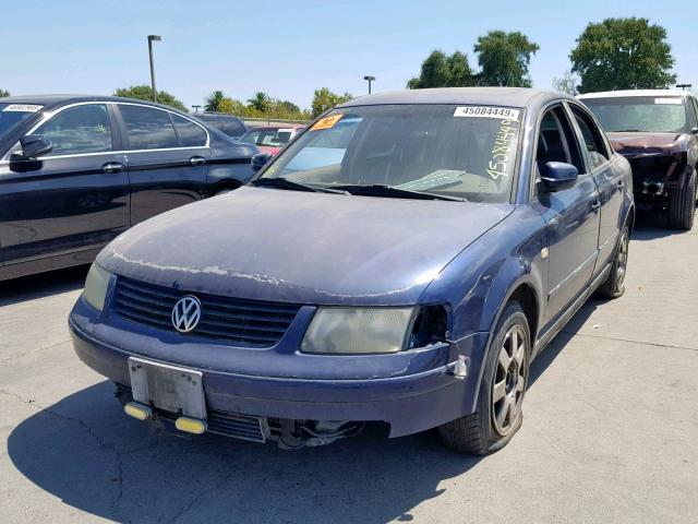 WVWPD23B1YE193950 - 2000 VOLKSWAGEN PASSAT GLX 蓝色 照片 2