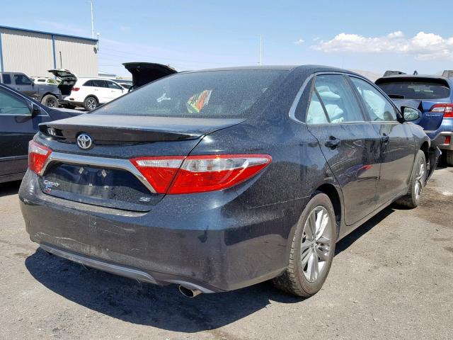 4T1BF1FK4FU057238 - 2015 TOYOTA CAMRY LE BLACK photo 4