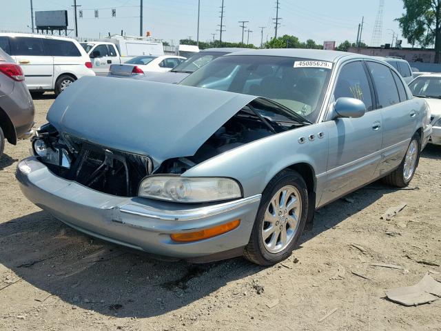 1G4CU541444111758 - 2004 BUICK PARK AVENU BLUE photo 2