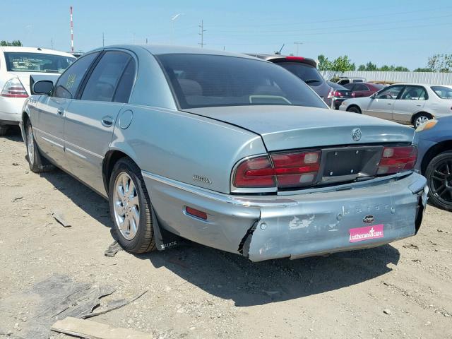 1G4CU541444111758 - 2004 BUICK PARK AVENU BLUE photo 3