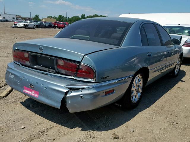 1G4CU541444111758 - 2004 BUICK PARK AVENU BLUE photo 4