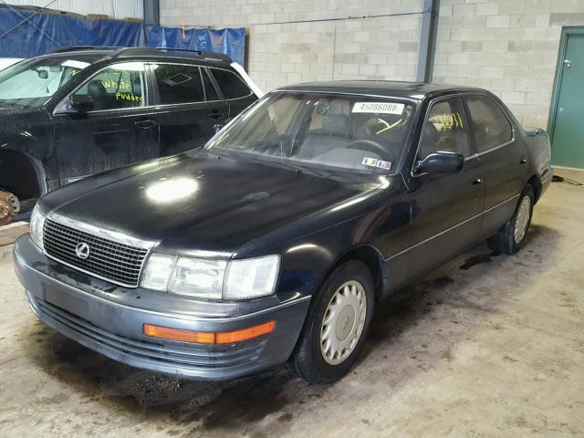 JT8UF11E7L0038893 - 1990 LEXUS LS 400 BLACK photo 2