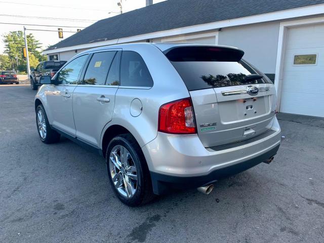 2FMDK3KC6DBB13990 - 2013 FORD EDGE LIMIT SILVER photo 4