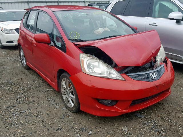 JHMGE88449C005234 - 2009 HONDA FIT SPORT RED photo 1